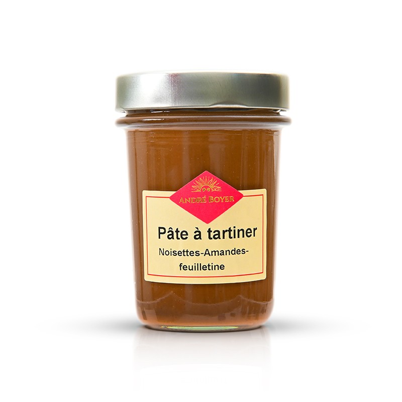 Hazelnut, almond and feuilletine spread 220g