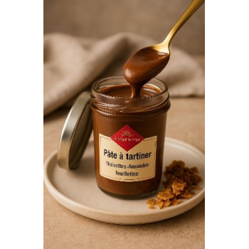 Pâte à tartiner noisette et feuilletine