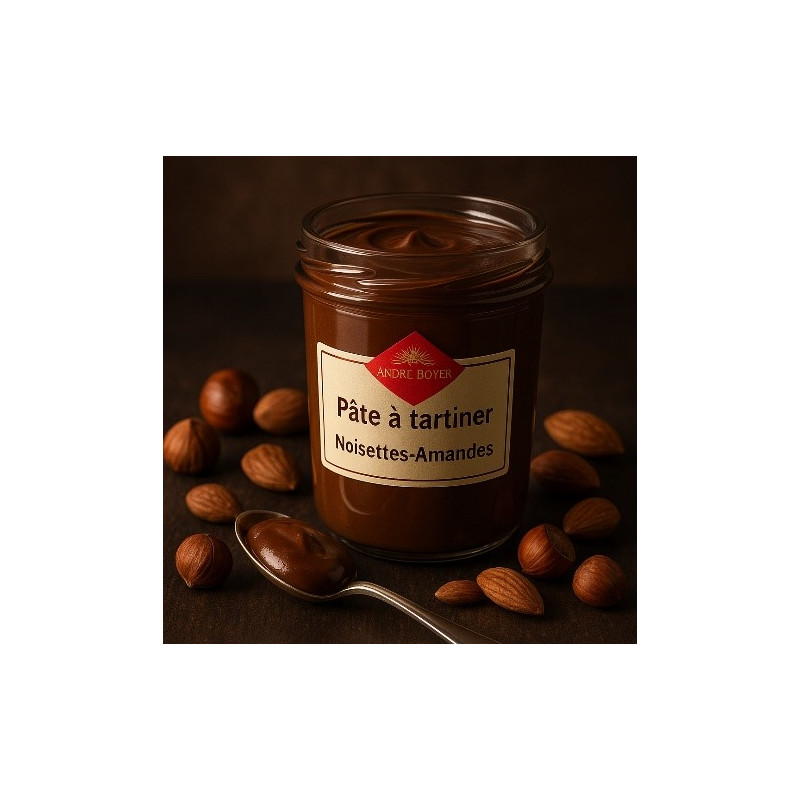 Pâte à tartiner noisettes et amandes