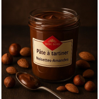 Pâte à tartiner noisettes et amandes