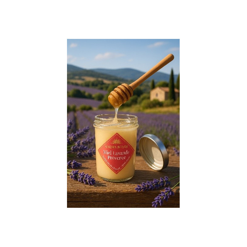 Miel de fleurs de Lavande IGP Provence crémeux