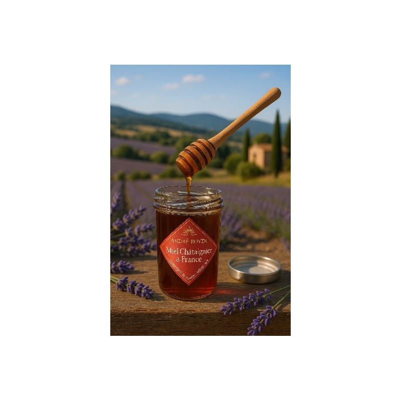 Chestnut flower honey France