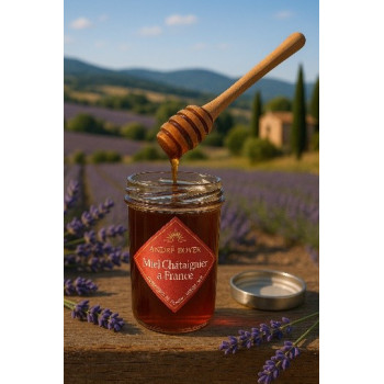 Chestnut flower honey France