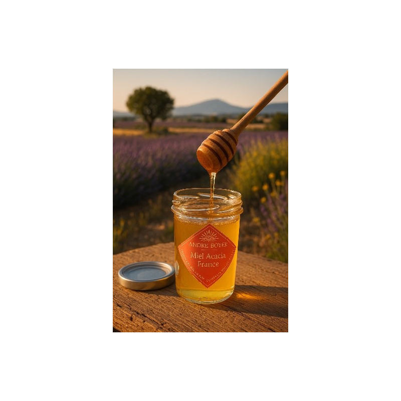 Acacia flower honey France