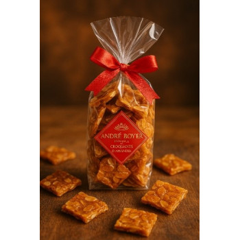 Nougatine sugar flakes